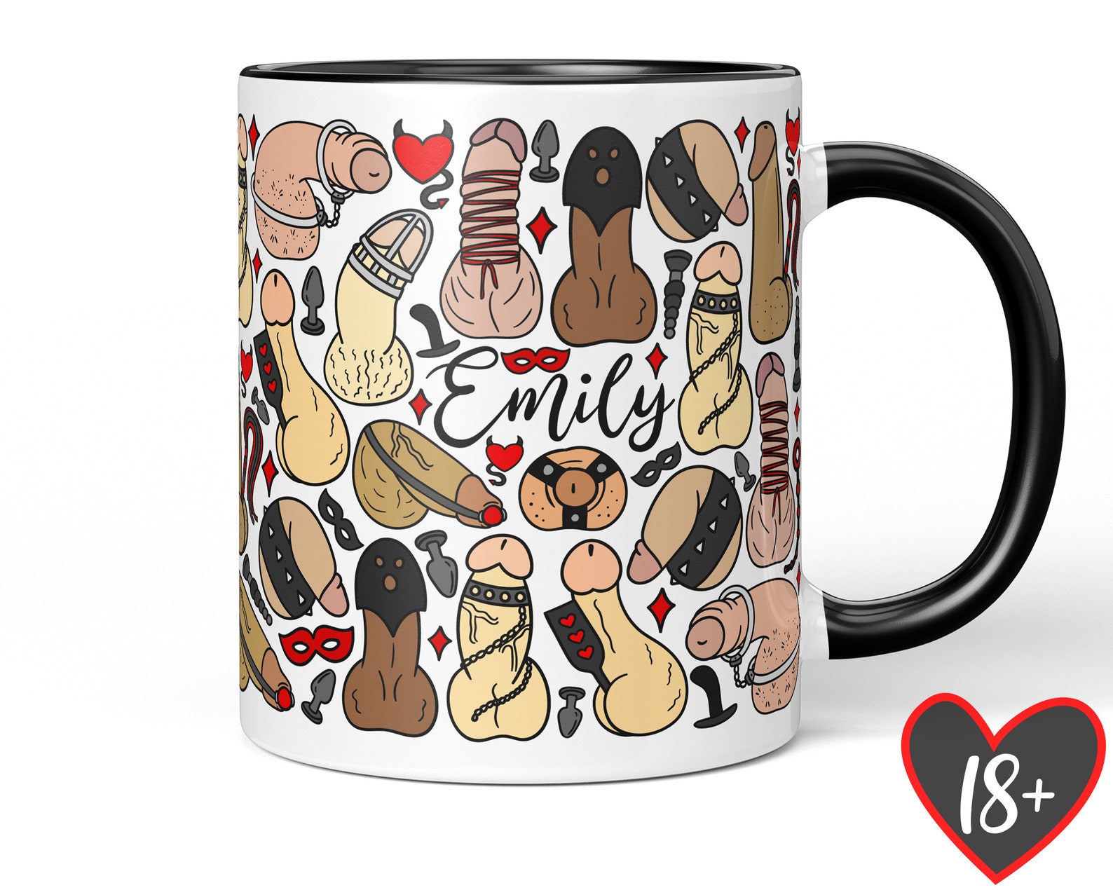 BDSM Penis Mug Dominant Gifts Kinky Gifts Mistress Gift image 0.