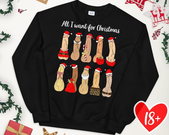 Ugly Christmas Sweater Women Dirty Christmas Sweater Naughty