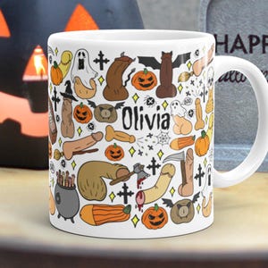 Personalized Halloween Mug: Funny Inappropriate Coffee Cup