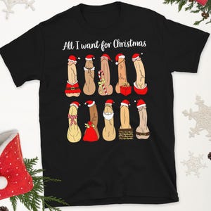 Ugly Christmas Shirts, Naughty Santa Shirt, Dirty Christmas, Funny Christmas Tee, Secret Santa Gift, Matching Shirts