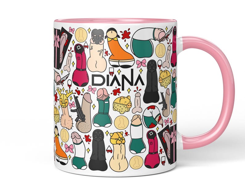 Survival Game Penis Mug Dark Humor Coffee Cup Inspired by Highstakes