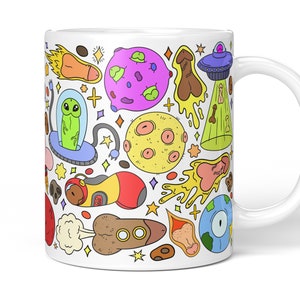 Space Alien Mug - Funny Astronomy Gift for Friends - 11oz & 15oz