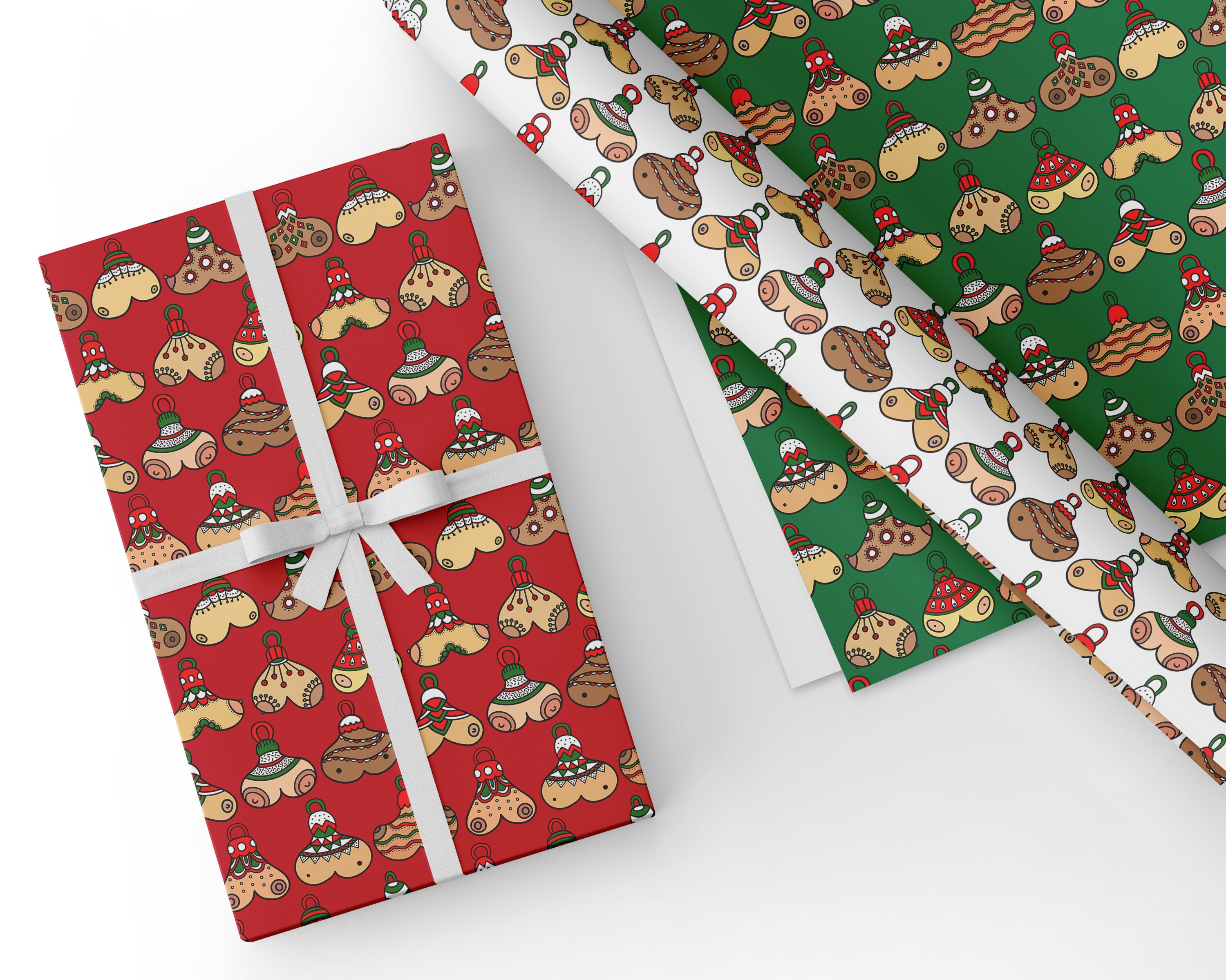 Funny Christmas Wrapping Paper 