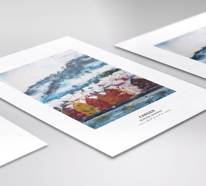 A3 NORDIC PRINT A3 Print Art Print Bergenmountain Art A3 Etsy UK