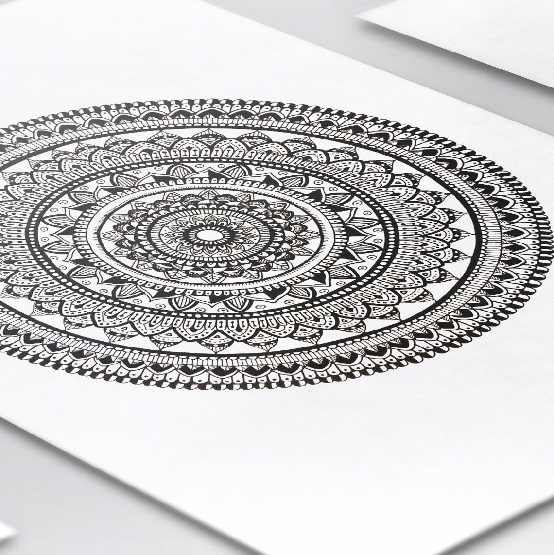 A3 MANDALA PRINT, A3 Print, Art Print, Mandala Art, A3 420mm X 297mm ...