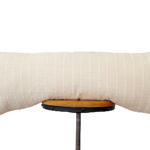 Chiangmai cotton pillow, Cream striped pillow cover,  lumbar pillow cover 12x20”14x20”14x34”(fit 14x36”insert)