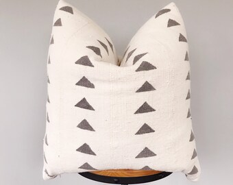 Authentic Mudcloth  pillow cover ,natural and gray   Mudcloth pillow cover ,for sofa pillow cover.