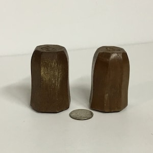 Wood Salt And Pepper Shakers
