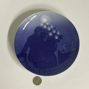 B&G 1925 Xmas Plate, Bing and Grondahl, Porcelain