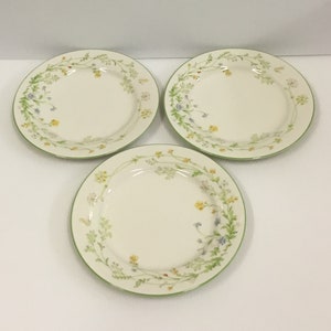 Three Reverie Noritaki Salad PLates Fine China Japan # 7191 - I