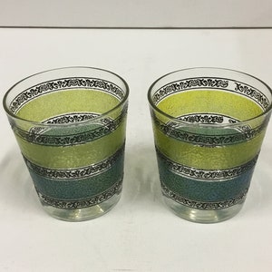 Two Barware Glasses By Continental Can Company
