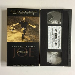 Screener, My Name Is Joe, 1999, Peter Mullen, Louise Goddall, VHS, B