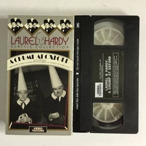 A Chump At Oxford, Laurel And Hardy, VHS, 1940- B