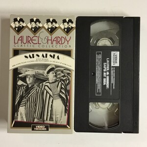Saps At Sea, 1940, Laurel And Hardy, VHS- A