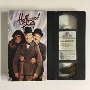 Hollywood Party, 1934, Laurel And Hardy, VHS- A