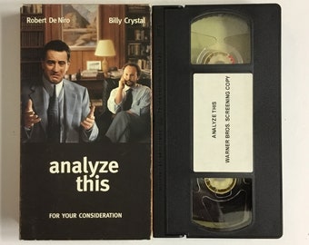 For Your Consideration Screening, Analyze This, 1999, Robert De Niro, Billy Crystal, VHS- A