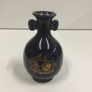 Cobalt blue vase from Japan