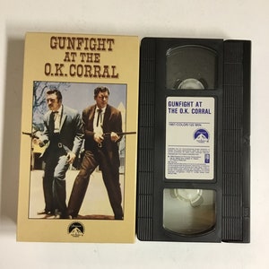 Gunfight At O.K. Corral, 1957, Burt Lancaster, Kirk Douglas, Rhonda Fleming, Jo Van Fleet, John Ireland, VHS, B