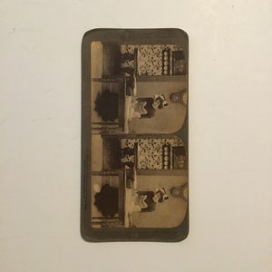 Stereoscope Card 1900, By Underwood And Underwood, Mr And Mrs Newlywed’s New French Cook