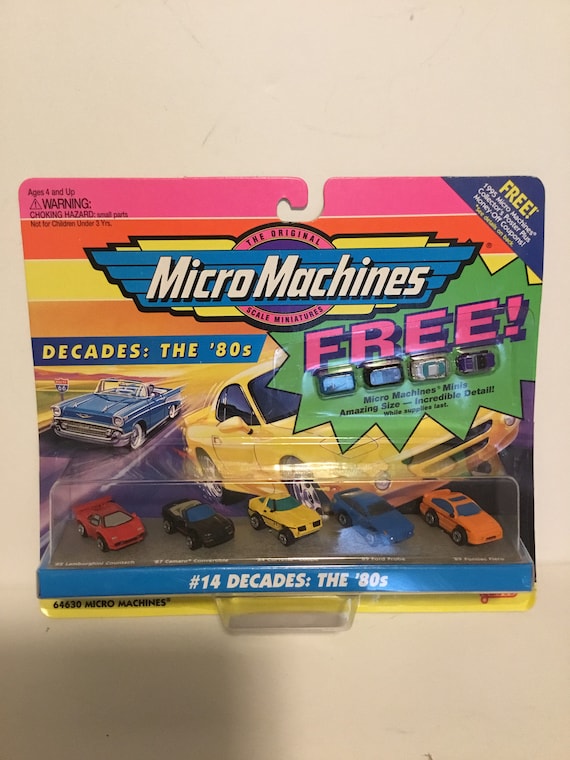 Décadas los años 80, Micro Machines 14, 1994, Cuatro mini coches gratis -   España