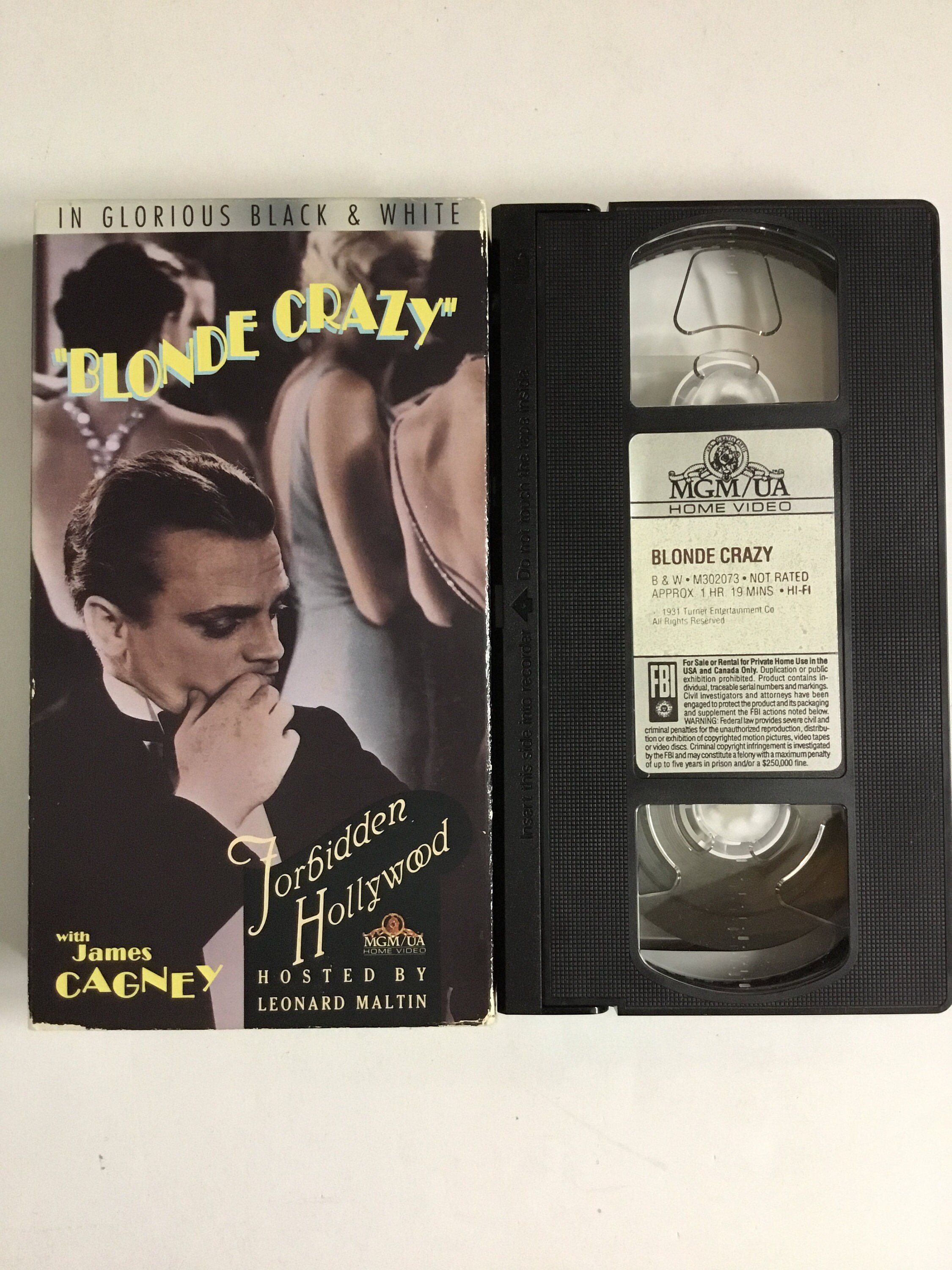 Blonde Crazy, 1931, James Cagney, Joan Blondel, Ray Milland, VHS A 