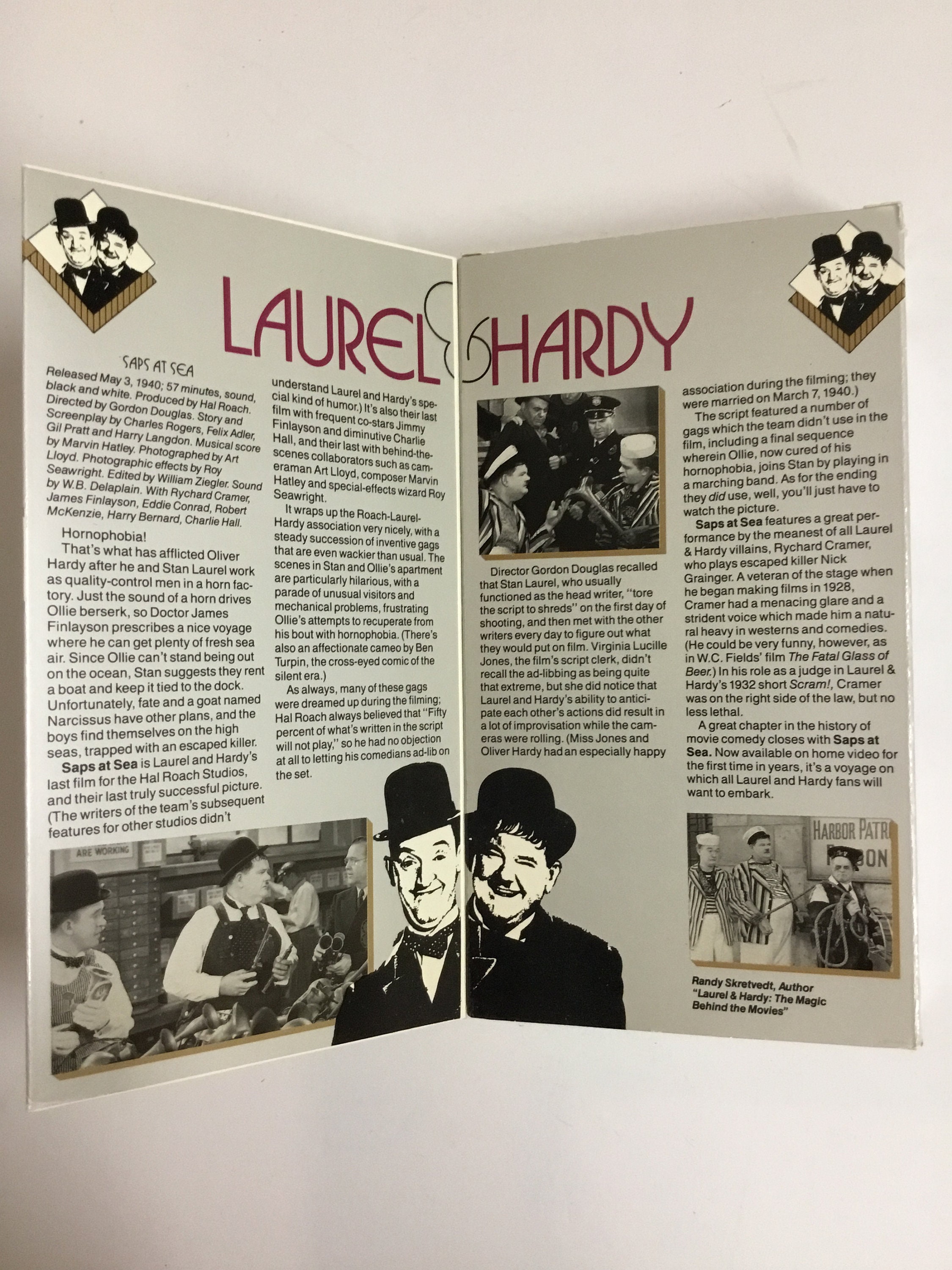 Saps at Sea, 1940, Laurel and Hardy, VHS- A - Etsy