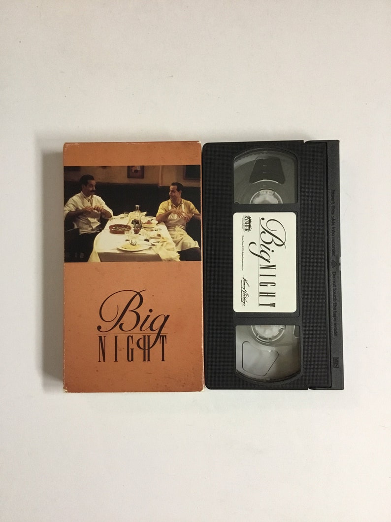 Big Night, For Your Consideration, 1996, Stanley Tucci, Isabella Rossellini, VHS A image 1