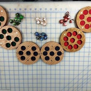 Circular dice vault