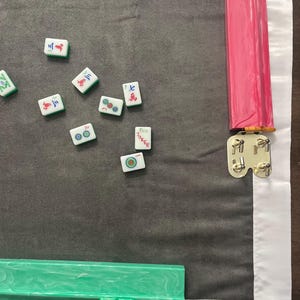 Mahjongg Mat, Board or Card Game Table Cover- Mahjong Lover Gift