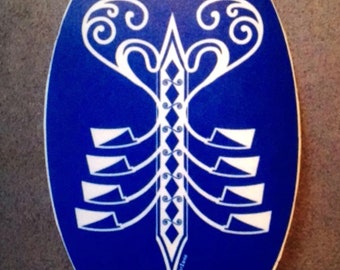 CREW  8+ BOAT Rowing Decal Sticker