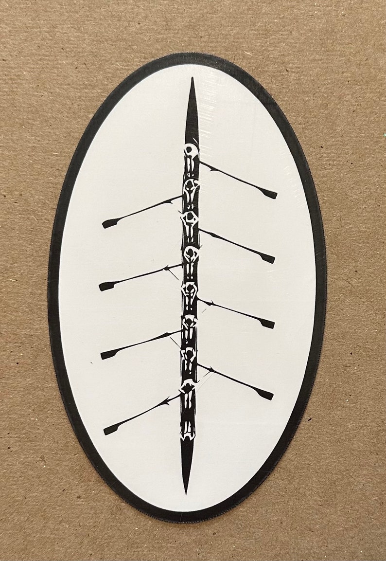 CREW 8 ROWING BOAT Sticker Etsy