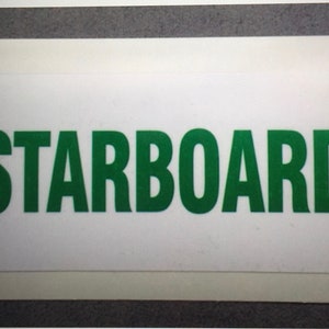 ROWING, Crew STICKER/Decal for the Starboard Rower.   2&quot;x5&quot; Decal