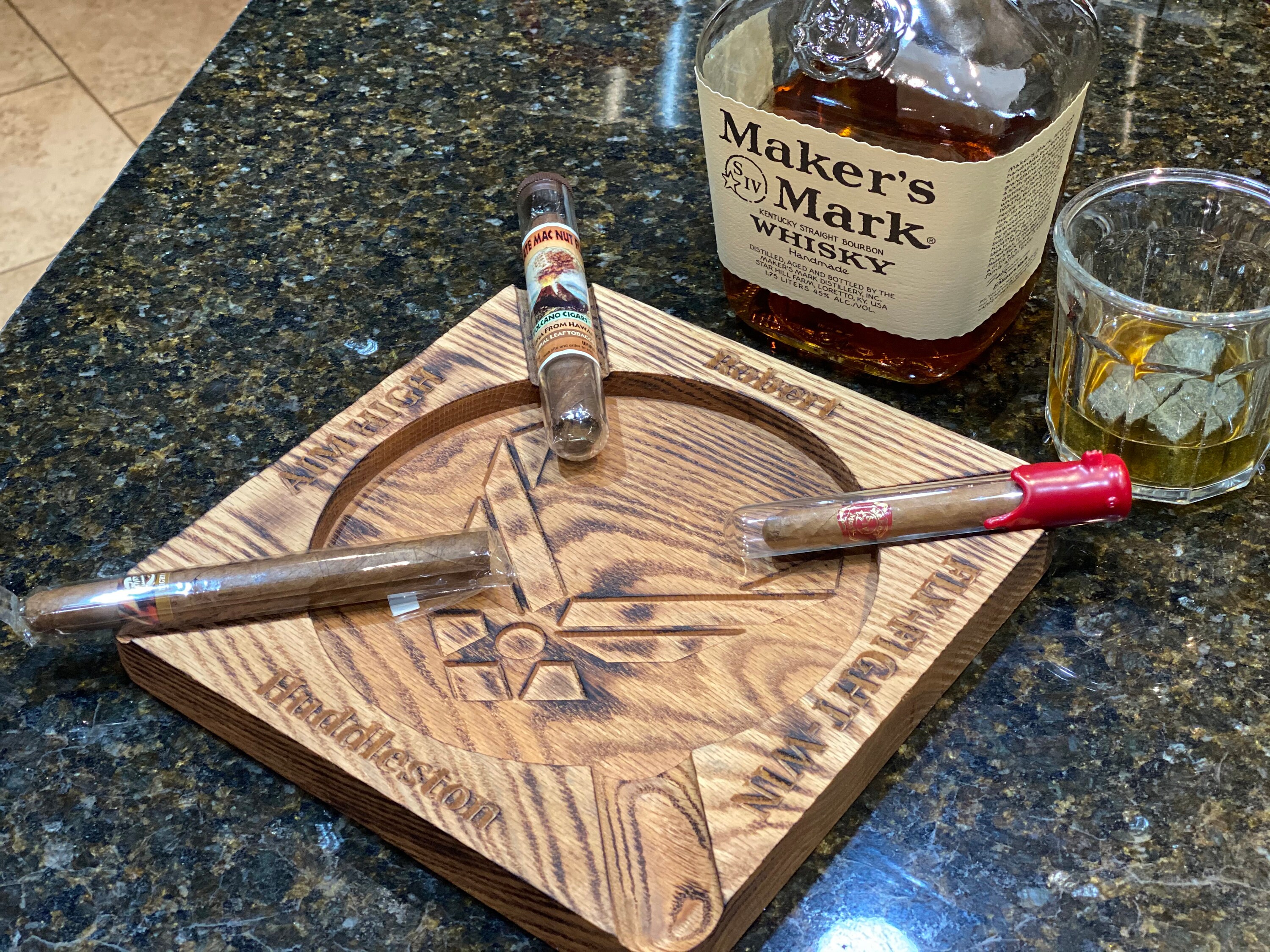 Personalized Military Cigar Ashtray Custom with Your name for Etsy