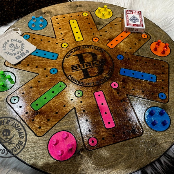 Fast Track Board Game With Cards Etsy