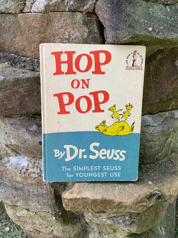 Hop On Pop First Edition 1963 Dr Seuss Book Etsy