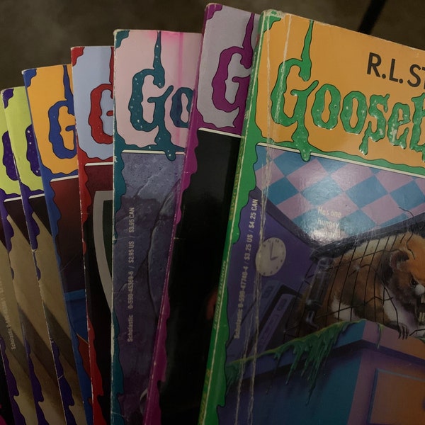 Vintage Goosebumps books