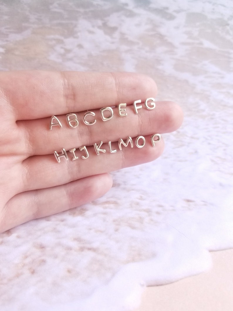 Elli Orecchini Lettera L Iniziale – Argento Sterling 925 – Gioielli Moderni Fatti A Mano – Regalo Per Lei