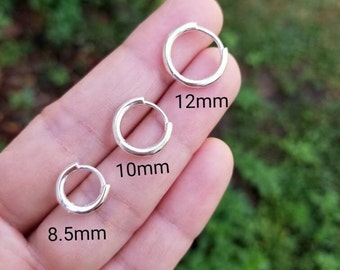 Basic Silver Hoop Earrings