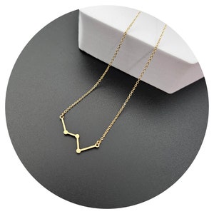 Cassiopeia Silver Necklace (45cm+ext)