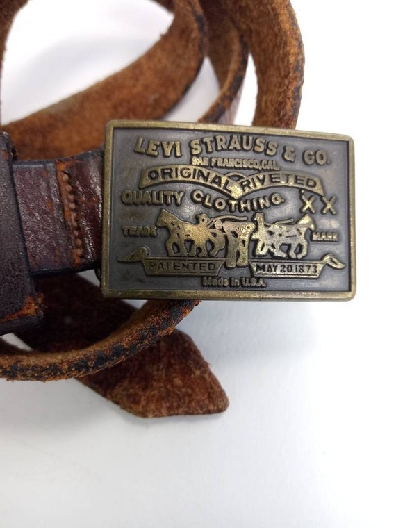 vintage levis belt buckle