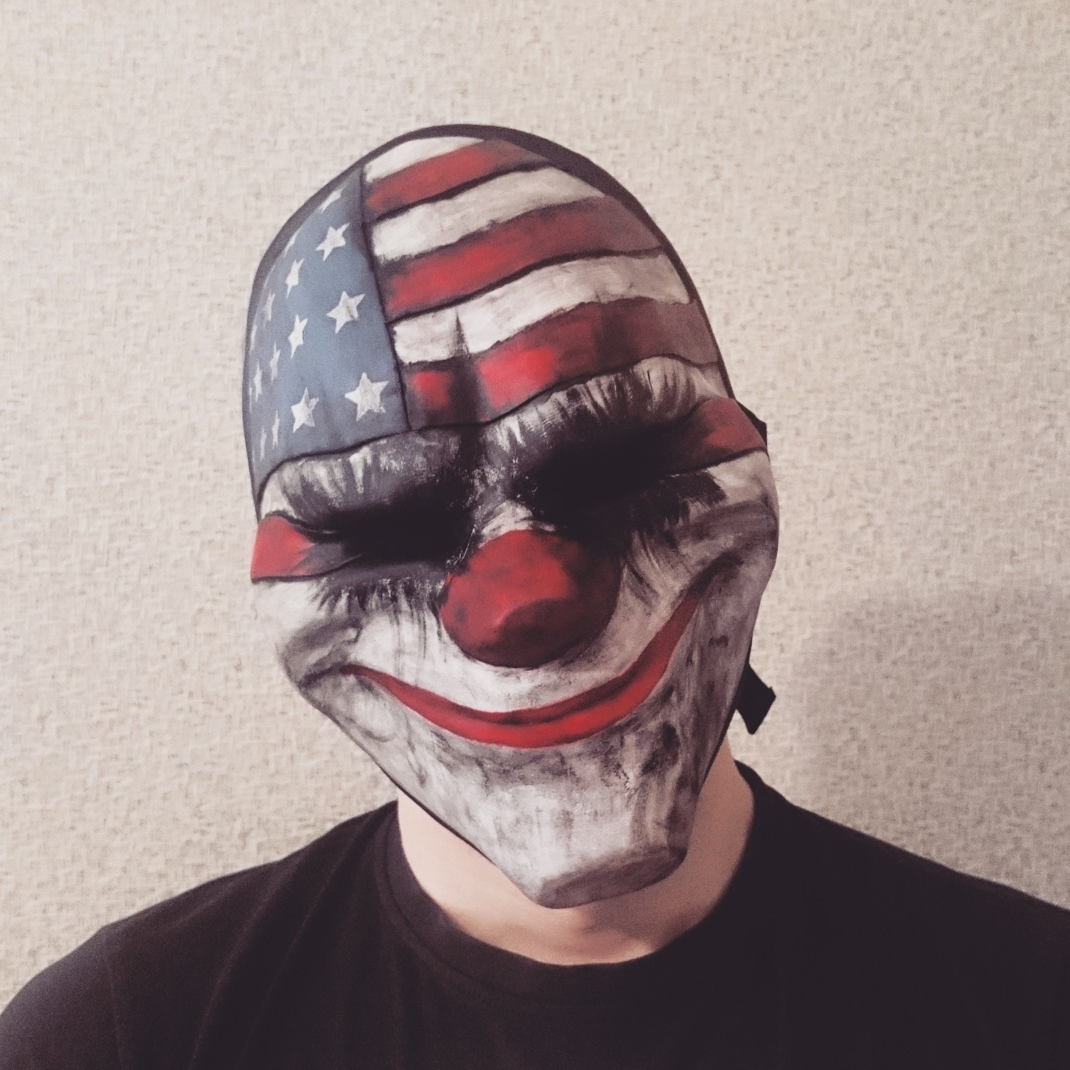 Dallas mask from PayDay 2 Cosplay Game Costume Halloween Etsy