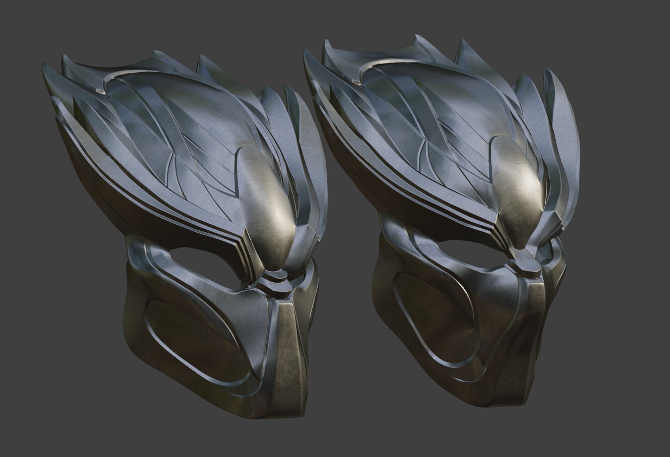 Predator Phoenix Mask 3D Model STL and OBJ File for 3D Etsy