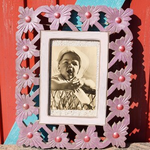 cadre photo vintage avec bébés