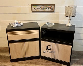 Pair of night stands end tables