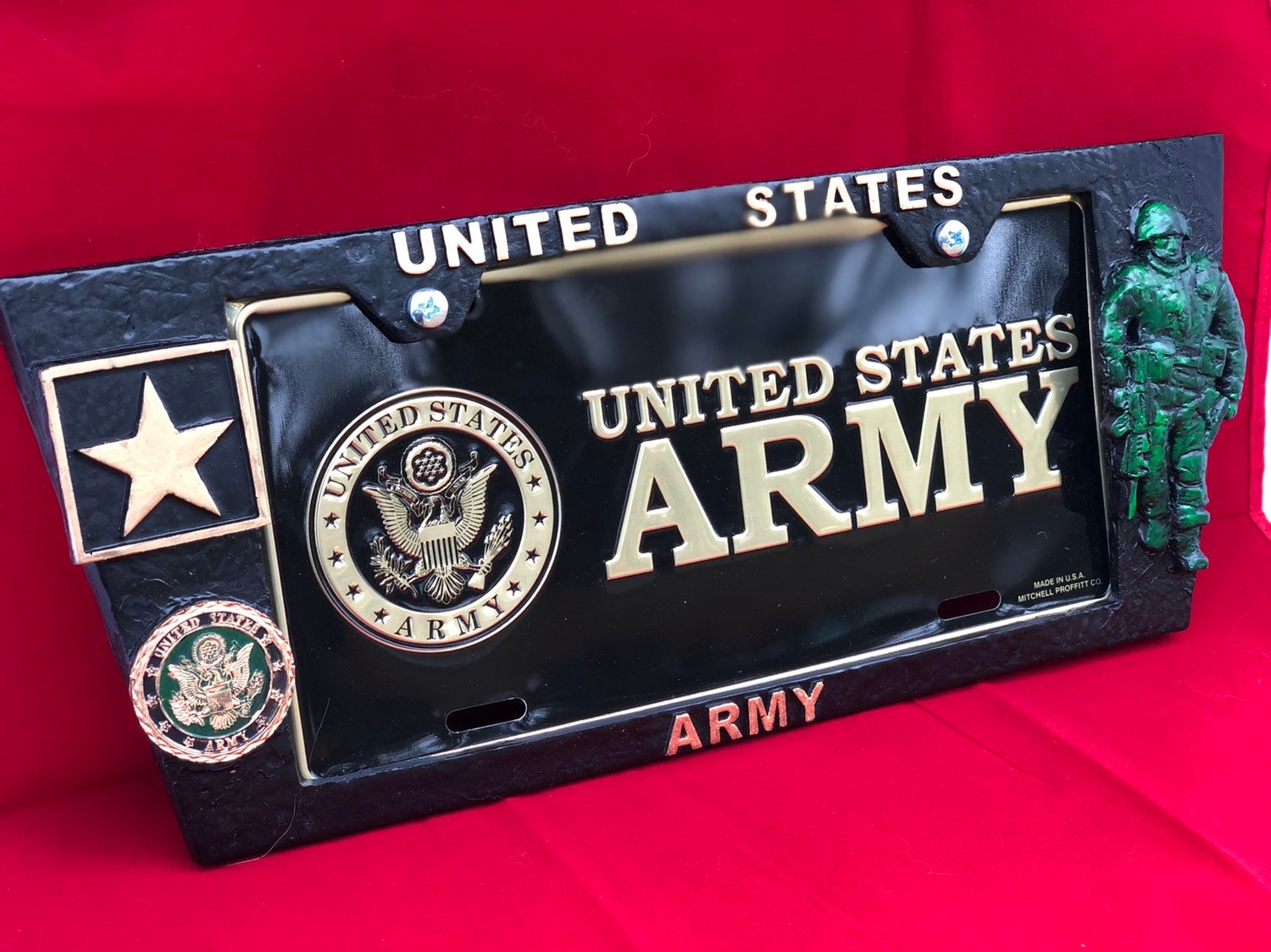 3D United States Army License Plate Frame Etsy