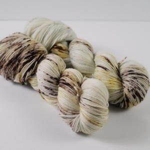 Hand Dyed Yarn | Fingering Weight | Superwash Nylon Sock Yarn | DK | Worsted | Bulky | Speckle and Tonal Yarn |