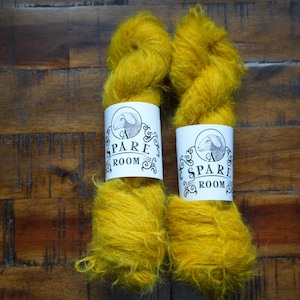 Suri Alpaca Silk Yarn, Hand Dyed, Speckled, Alpaca Silk Lace Weight, Brushed Alpaca 50 g