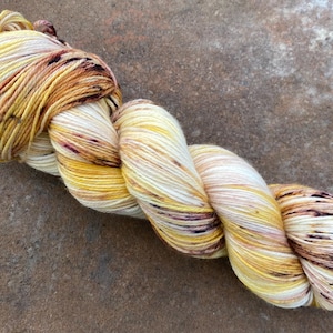 hand dyed yarn | fingering weight yarn | Speckled Yarn | Yarn | Superwash | fingering yarn | Sock Yarn |