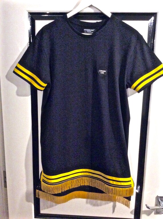 Mens Hebrew Israelite Black And Yellow T Shirt With Yellow Etsy