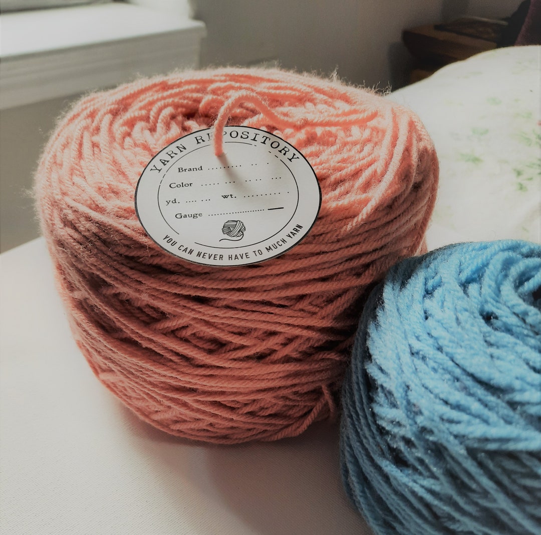 PRINTABLE Vintage Style Yarn Information Cards &amp; Tags Print - Etsy